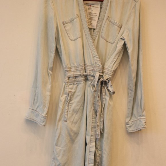 SOLD DVF Diane von Furstenberg x Current Elliott Size 4 Small The Wrap Dress - Picture 2 of 8